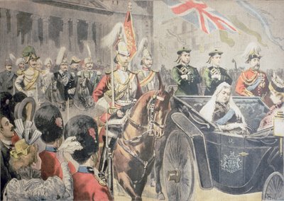 Jubilee of the Queen of England: The Cortege, illustration from 